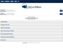 Tablet Screenshot of mccoyholliston.com